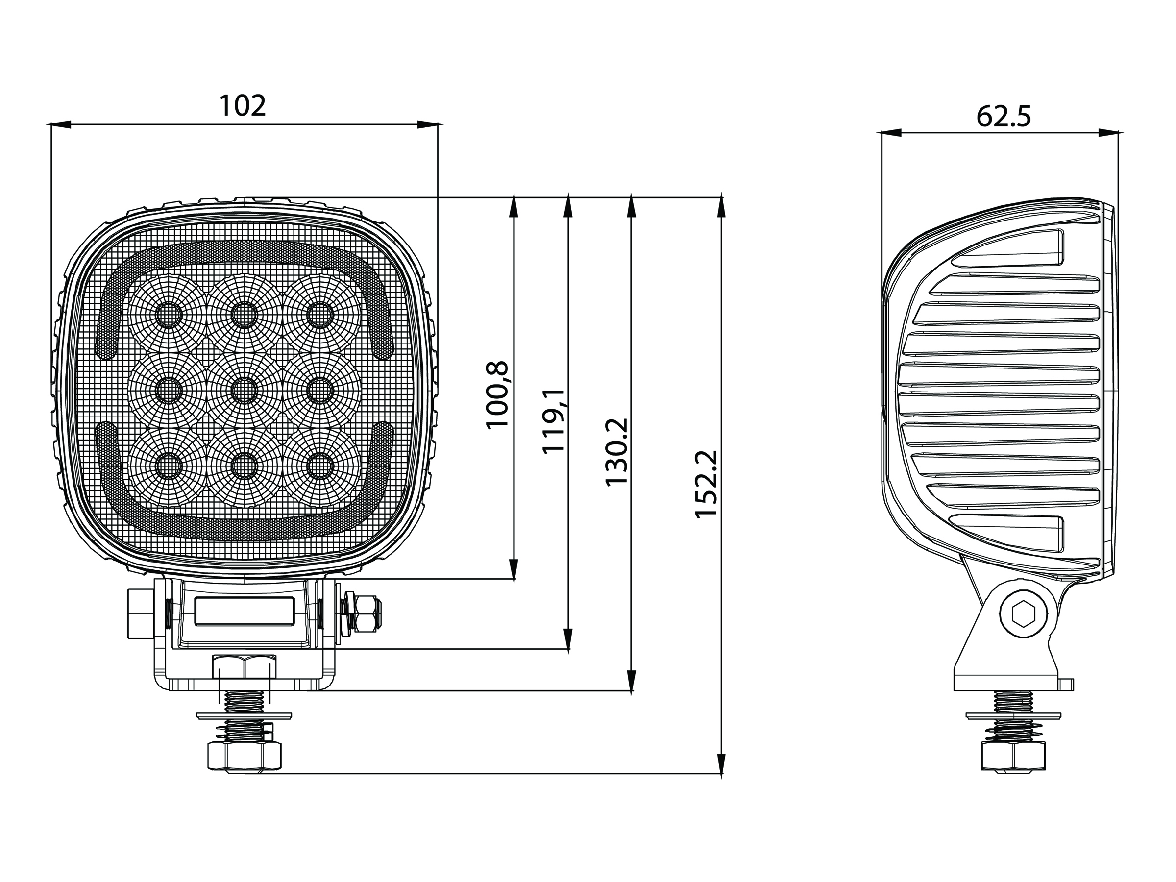 TRIO LED WORK LIGHT - Image 5