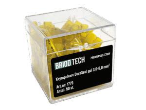 SHRINK SLEEVE DURASEAL YELLOW 3,0-6,0 MM² 50 PCS