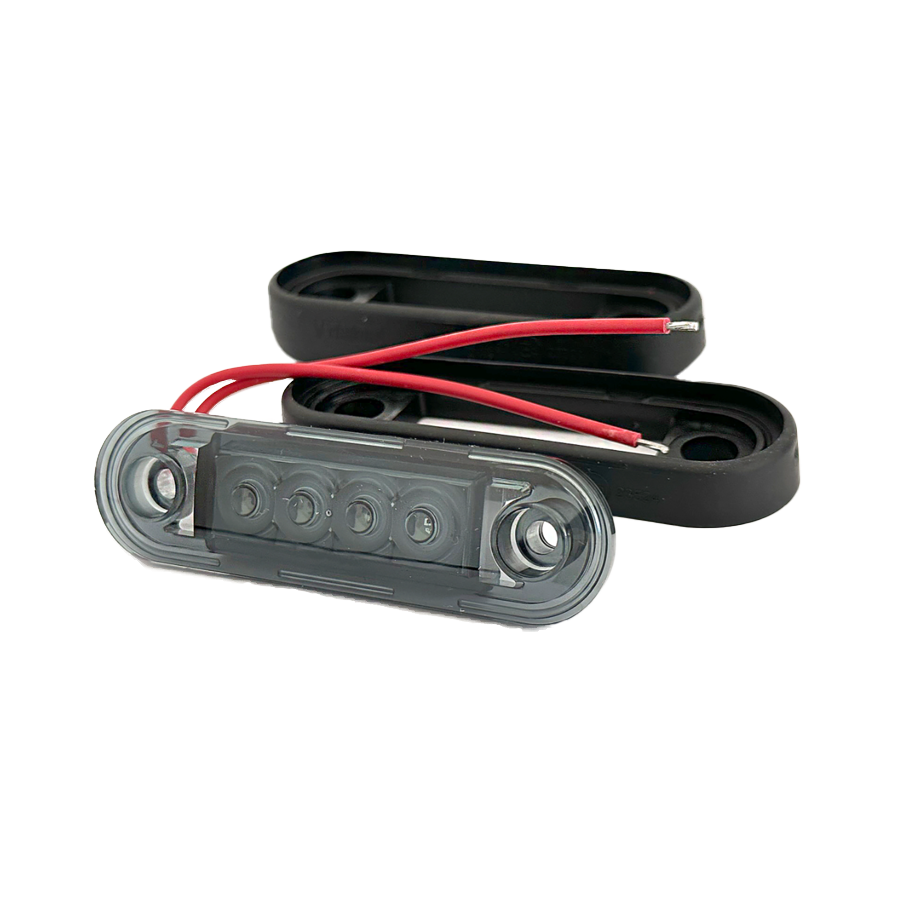 BRIODLIGHTS POSITION LIGHT DARK 84 MM RED - Image 2