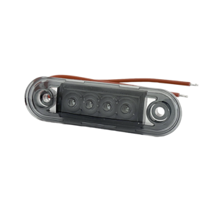 BRIODLIGHTS POSITION LIGHT DARK 84 MM RED