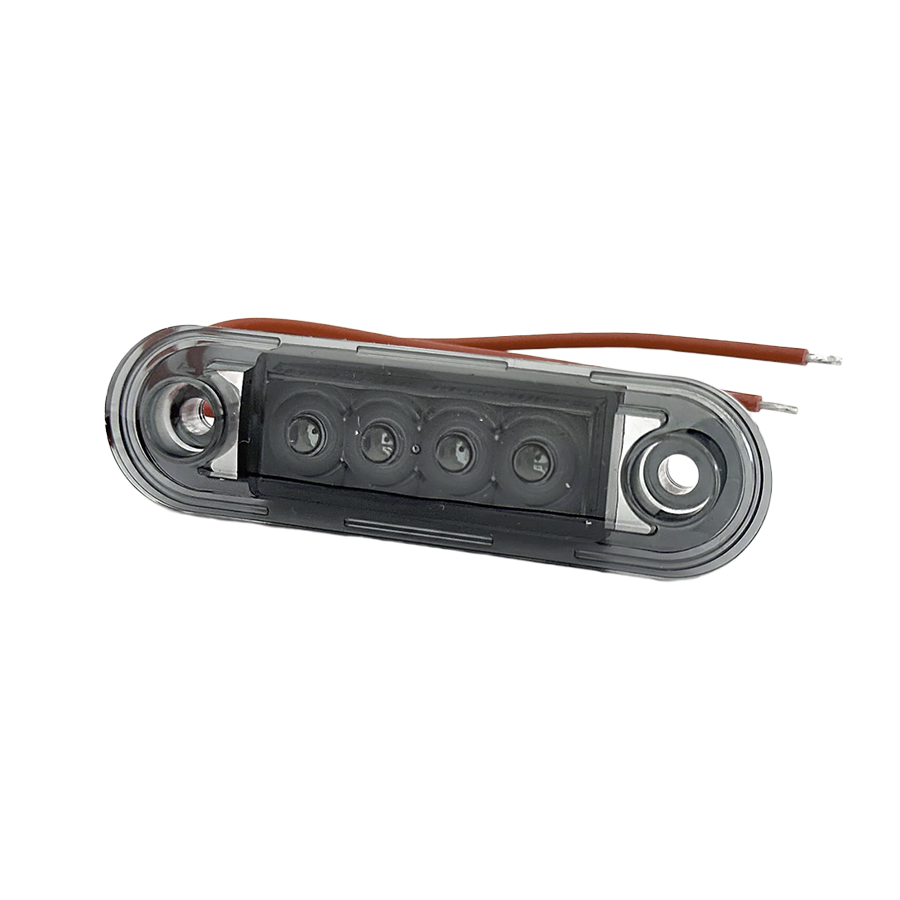 BRIODLIGHTS POSITION LIGHT DARK 84 MM RED